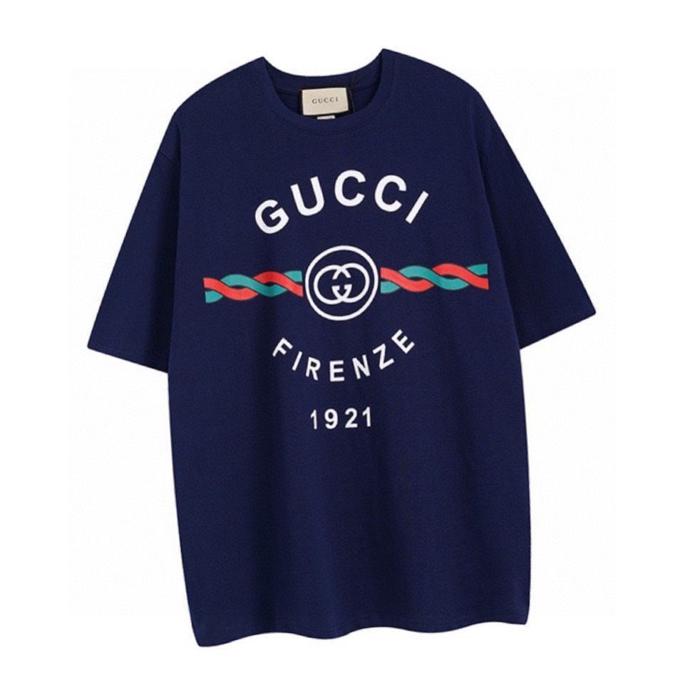 今日特価】Gucci / グッチ 25ss クラシック麻花文字プリント T