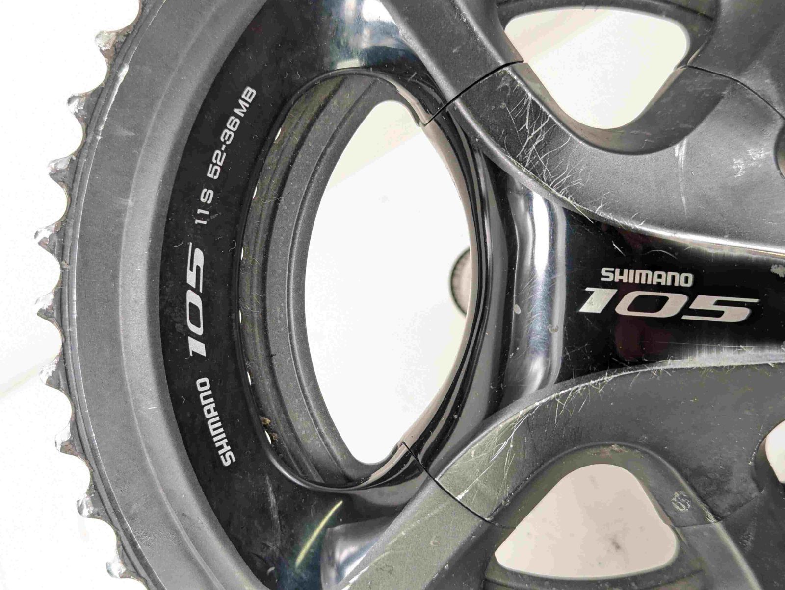SHIMANO 105 クランク 52-36 新品)SHIMANO (シマノ) 105 FC-R7100 170mm 52-36T クランク