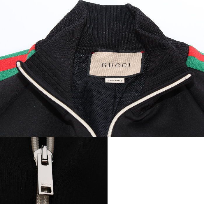 GUCCIジャケット　本日サービス品 グッチ GUCCI ネオプレン ジップ ジャケット ブラック 698448
