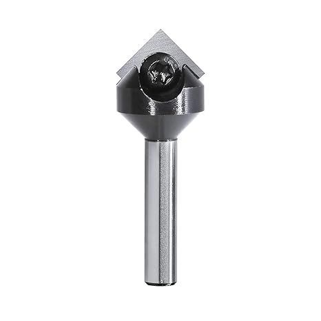 90 V溝ルータービット CNC トリマービット 替刃式 6mm V溝ビット木工フライスカッター 超硬刃ルータービット トリマービット 切削工具 彫刻 工業用