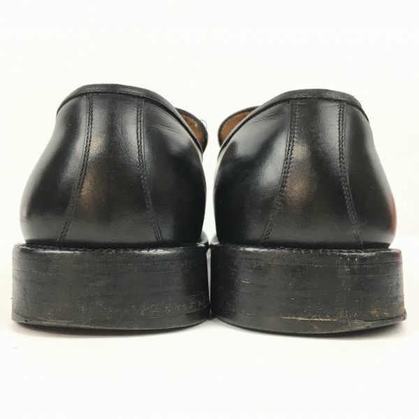 試着交換OK！フェラガモ イタリア製 size9.5EE オールレザー ビット 