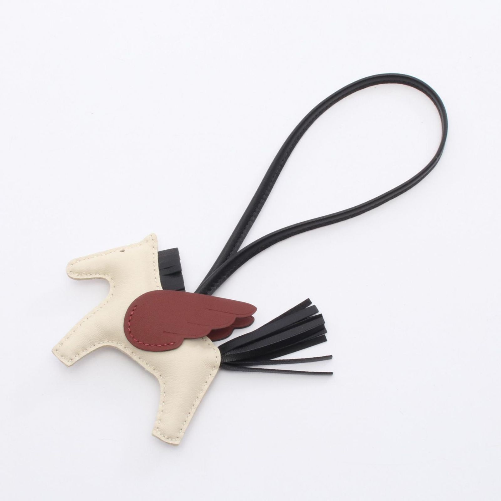 エルメス HERMES チャーム ロデオペガサスPM クレ/ブラック/ルージュ