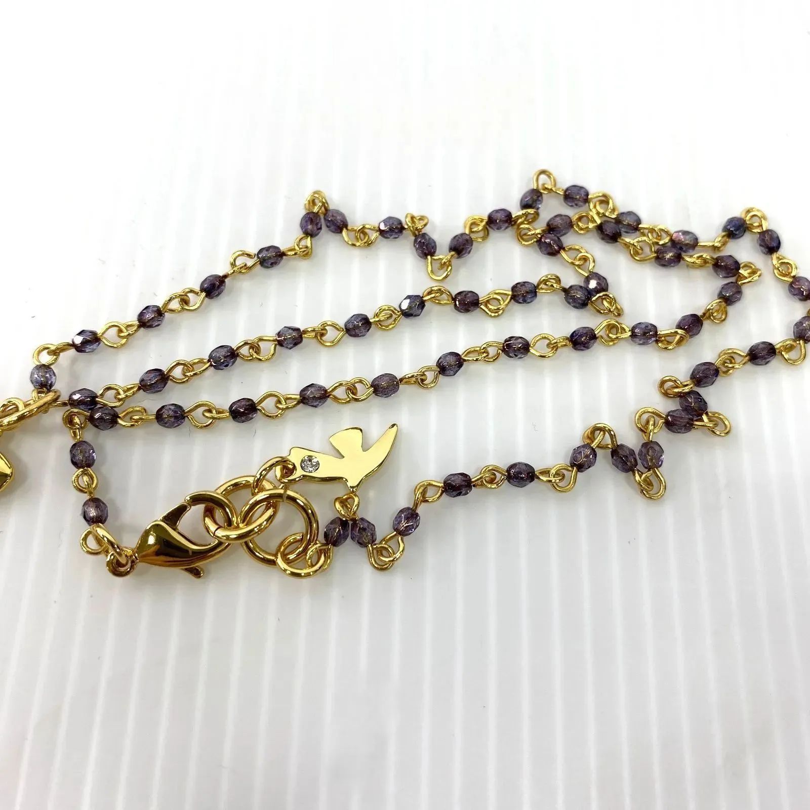 中古品】CECILE ET JEANNE ネックレス ピアス 3つセット 巾着付き 