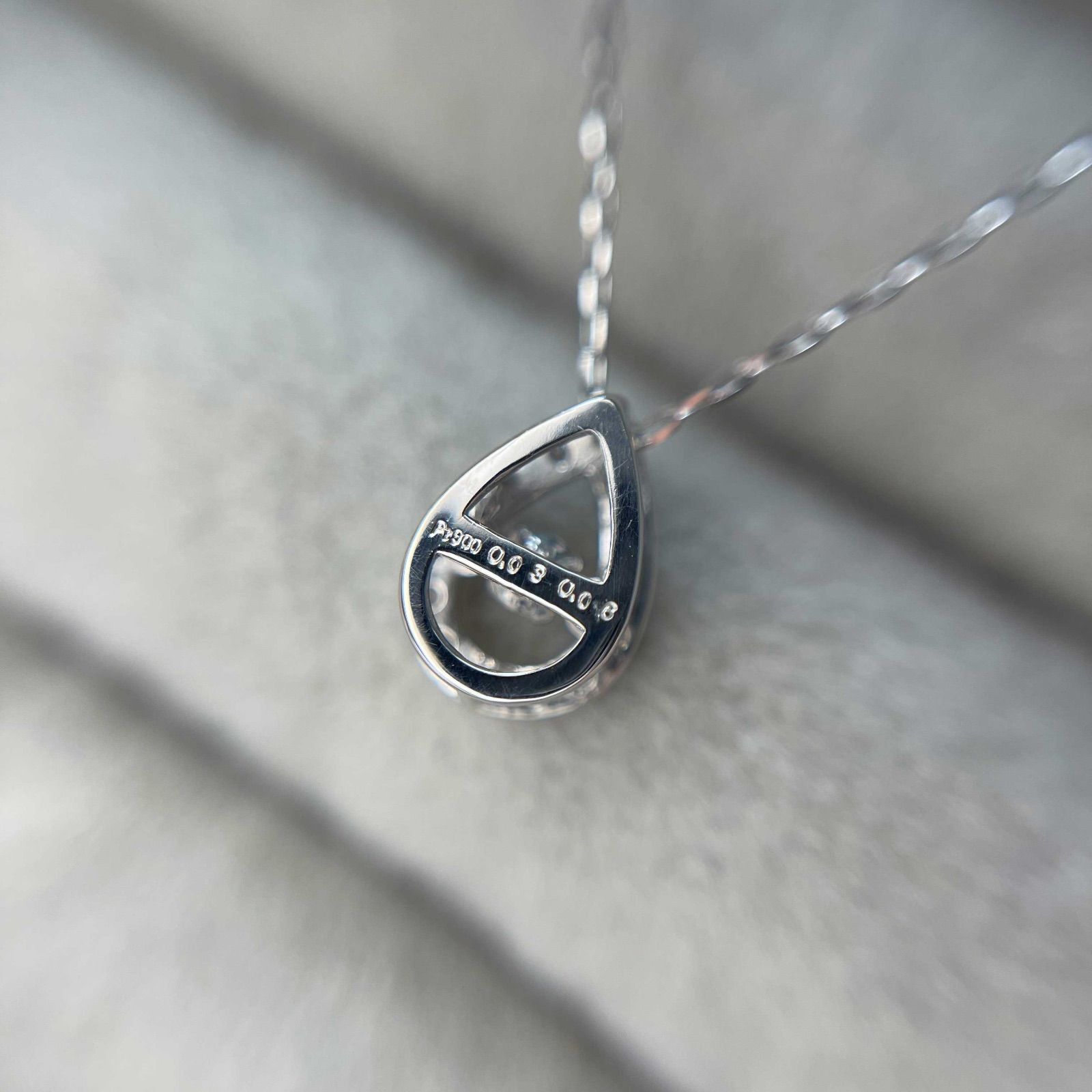 pt900 世界三大希少石アレキサンドライト＆天然ダイヤモンドペンダント