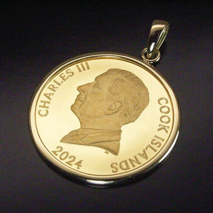 品 純金 コインネックレス 金貨 24金 K24 1 20oz 1 20オンス プードル ドッグ ペンダントトップのみ 世界1000枚 品番mr-0171 2営業日前後の発送予定