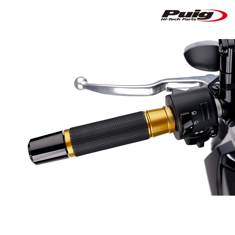 Puig 6326O HI-TECH ASCENT GRIPS GOLD 119mm 汎用 プーチ アセント グリップ ハンドルバーエンド