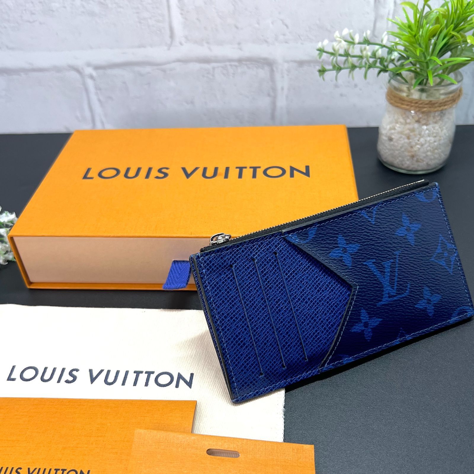 ルイヴィトン タイガラマ　フラグメントケース カードケース 小銭入れ　コバルト Louis Vuitton フラグメントケース コバルト ✓ ルイヴィトン