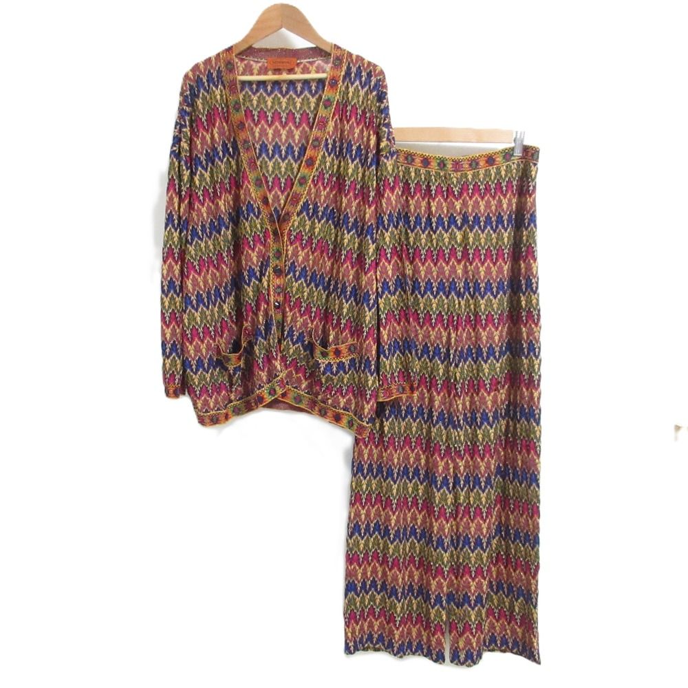 良品 MISSONI ミッソーニ シェブロンボーダー ニット