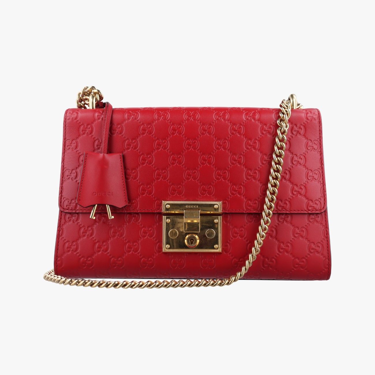 グッチGucciパドロック レッド レザー 409486 H019721605
