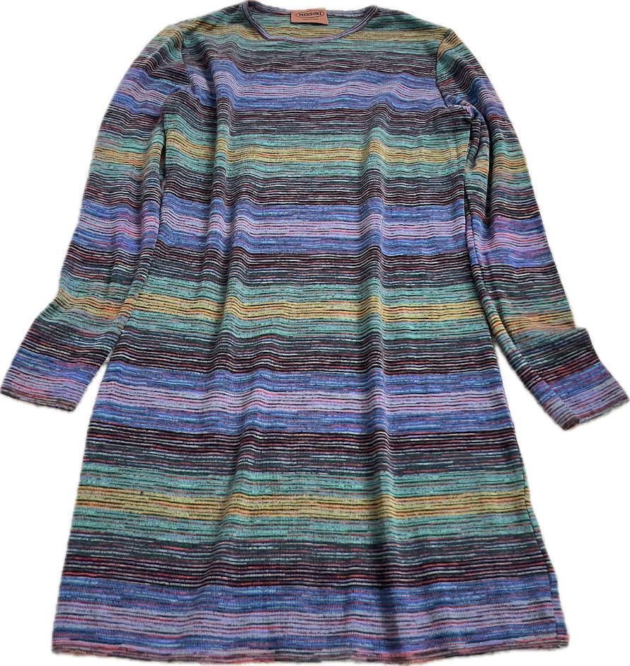 最高級オレンジタグ 美品】MISSONI ミッソーニ ワンピース チェニック