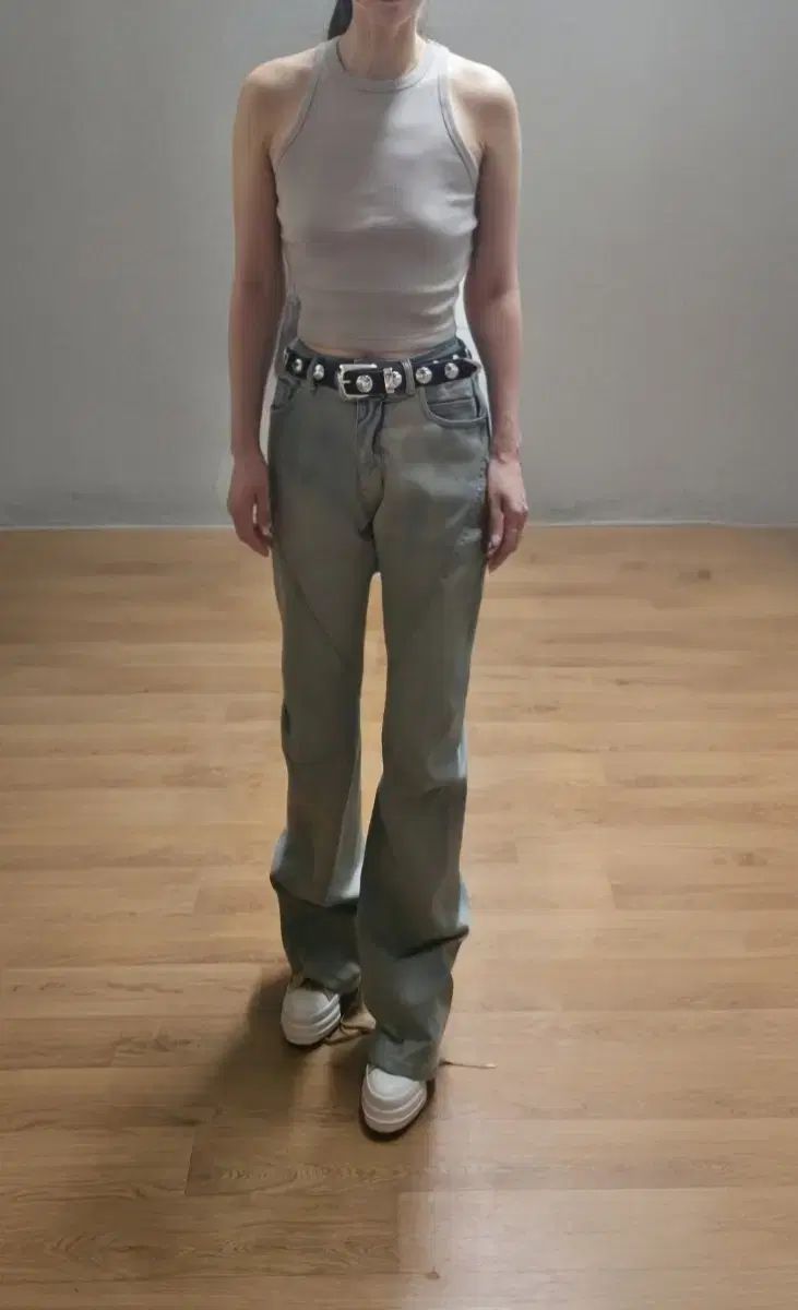 24 リック オーウェンズ BIAS ブーツカット デニム パンツ
