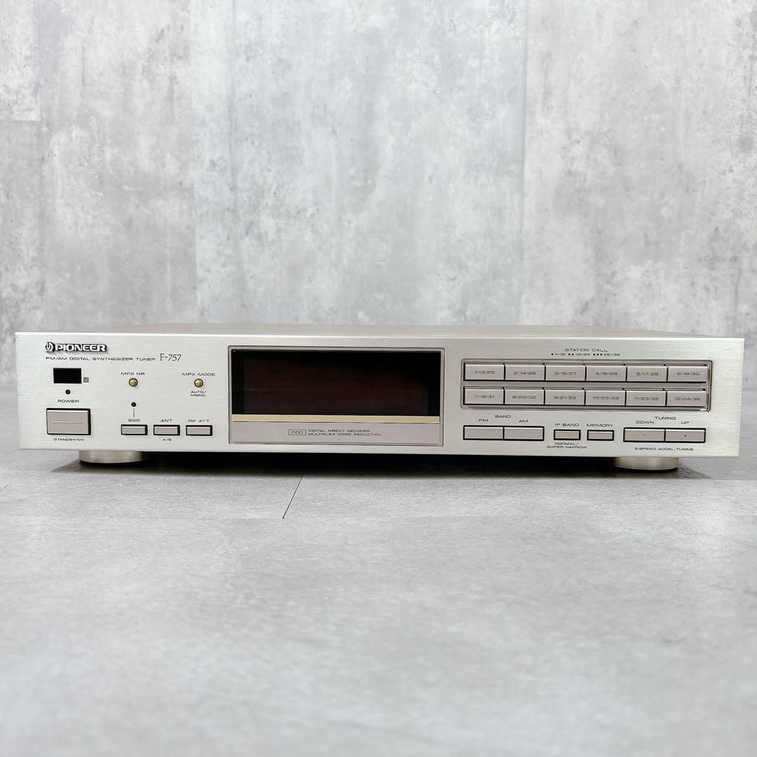 X512 パイオニア FM AM チューナー デジタルシンセサイザー F-757 WWW_NOITHATQUANGTHANH_NET