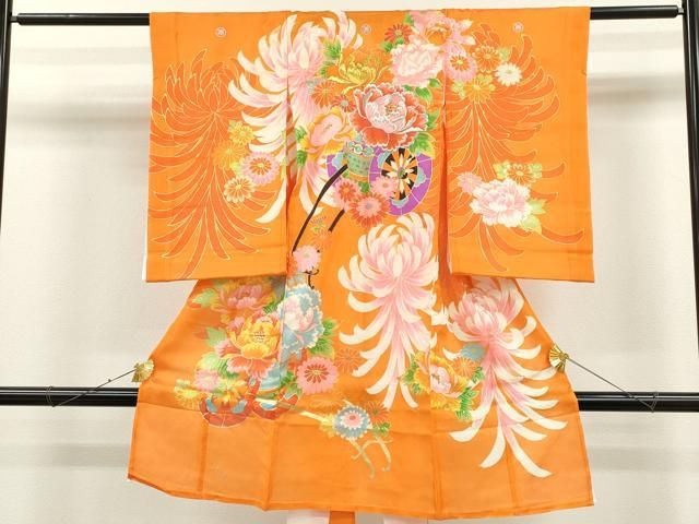 平和屋着物＊夏物 お宮参り 女の子 祝着 産着 初着 のしめ 絽