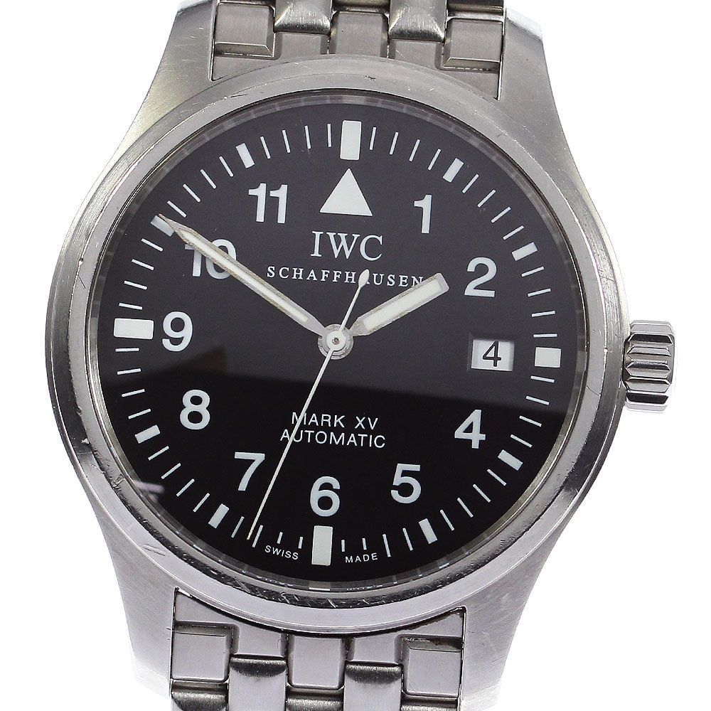 IWC IWC SCHAFFHAUSEN IW325301 パイロットウォッチ マークXV デイト 自動巻き メンズ_814487 - メルカリ