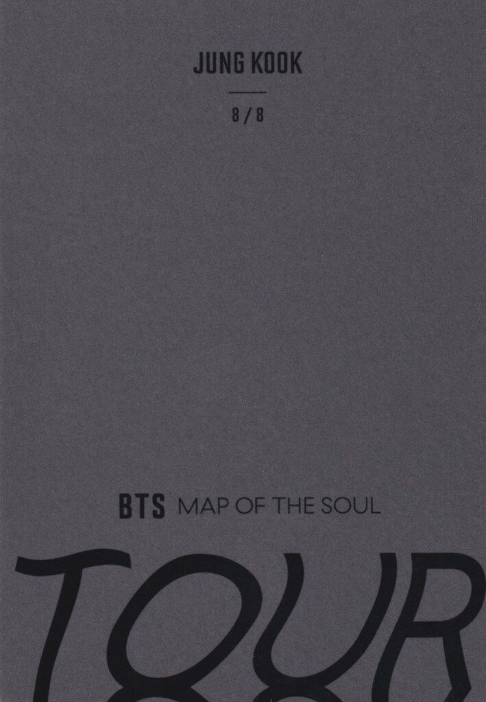 BTS MAP OF THE SOUL TOUR JUNG KOOK ミニフォト - メルカリ