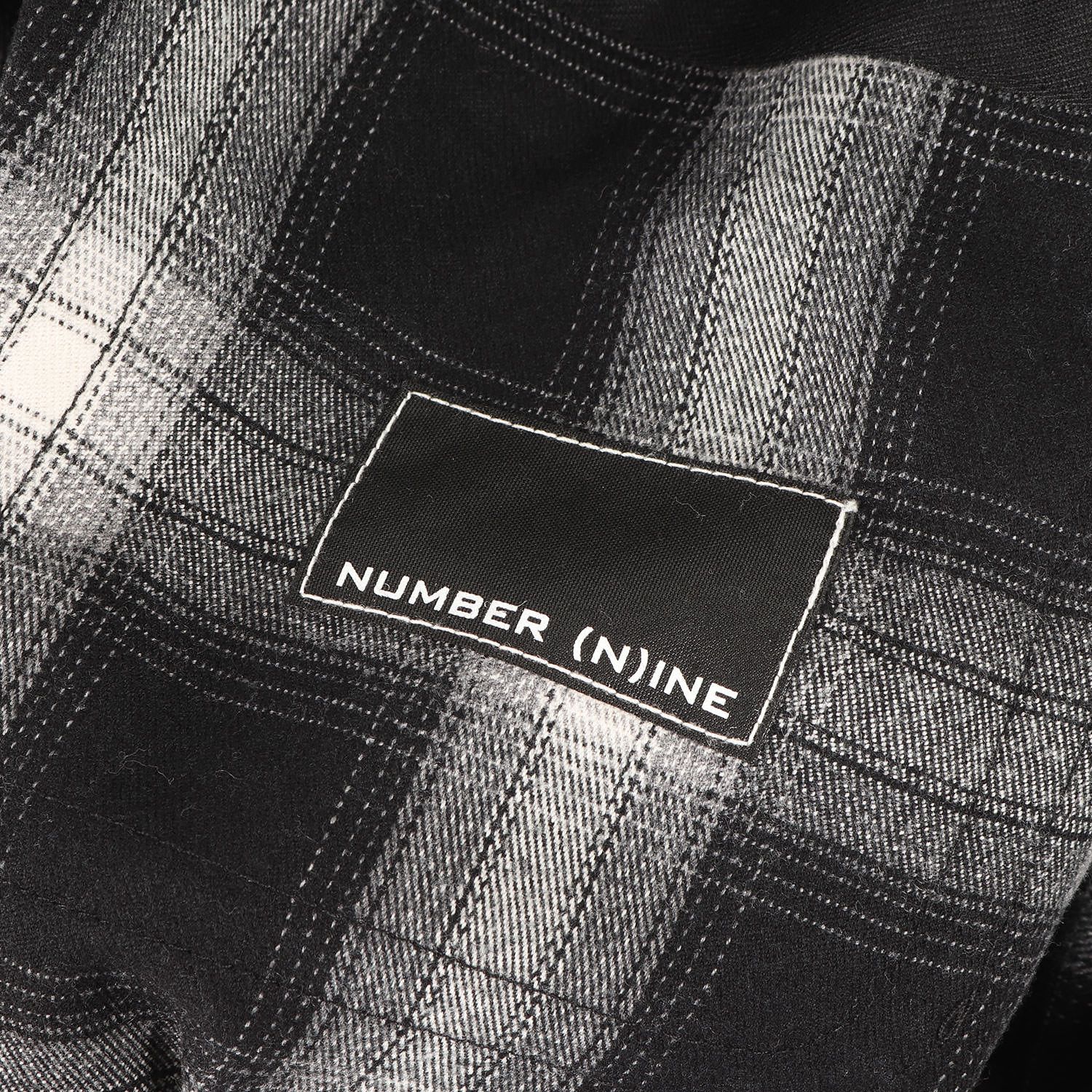 ナンバーナイン NUMBER(N)INE 復刻期フード付きチェックシャツサイズ３ NUMBER (N)INE - 【キムタク着 同型色違い】ナンバーナイン