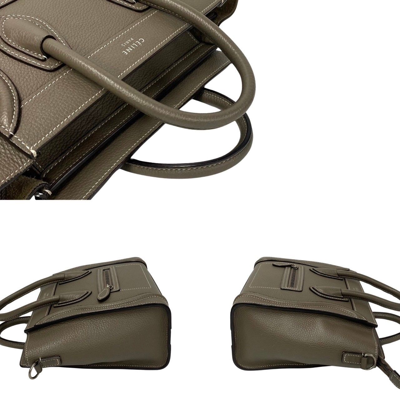 未使用保管品 袋付き CELINE セリーヌ ラゲージ ナノ ショッパー