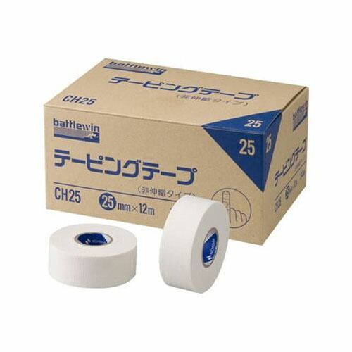 ニチバン　バトルウィン　テーピングテープ　非伸縮タイプ　battlewin　25mm×12m　24個入　CH25　7920　330×24