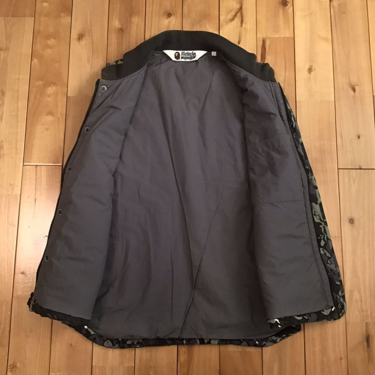 Octopus camo 中綿 ベスト Mサイズ a bathing ape BAPE vest エイプ