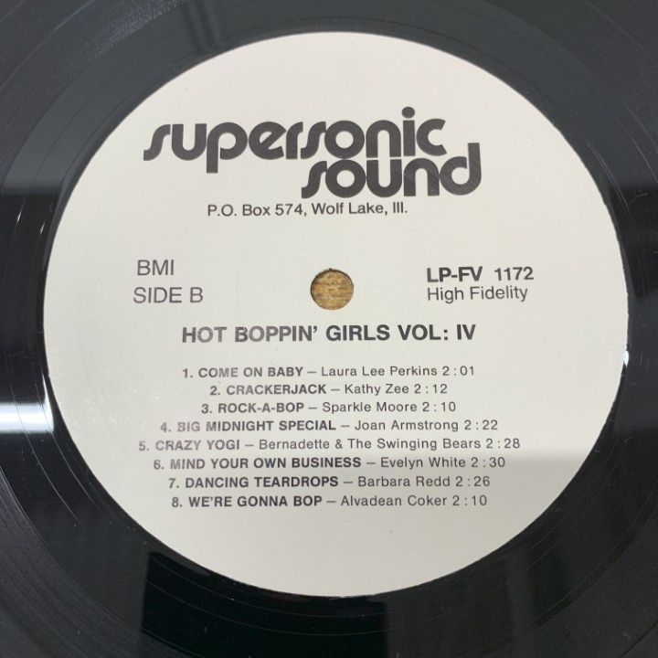 Somewhere Between:12インチオムニバスレコード未開封品 △01)【同梱不可】オムニバス/Various/Hot Boppin Girls Vol.IV