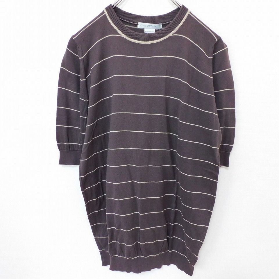 ジョンスメドレー JOHNSMEDLEY ショートスリーブ ニット カットソー ボーダー 889554ss