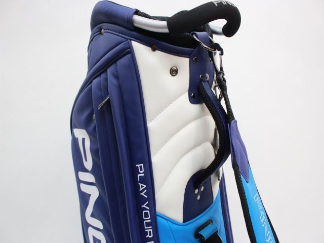ピン PING CB-P191 キャディバッグ ブルー 中古品 [3471] - メルカリ