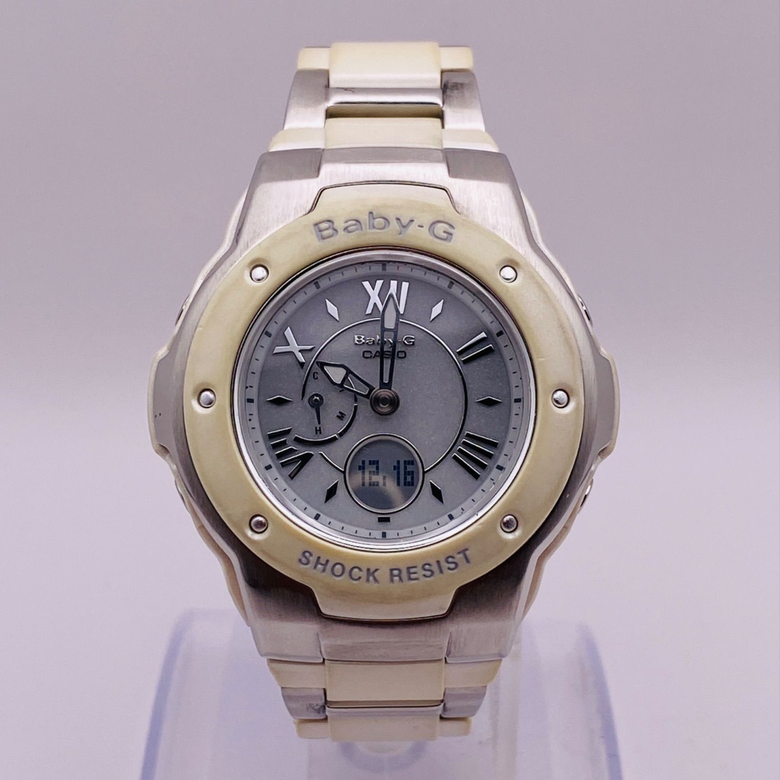 T291）良品 稼動品 CASIO カシオ 電波ソーラー Baby-G G-ms MSG-3200C 