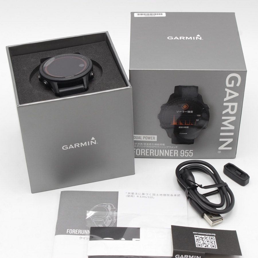 美品】GARMIN Forerunner 955 Dual Power 010-02638-D0 スマート