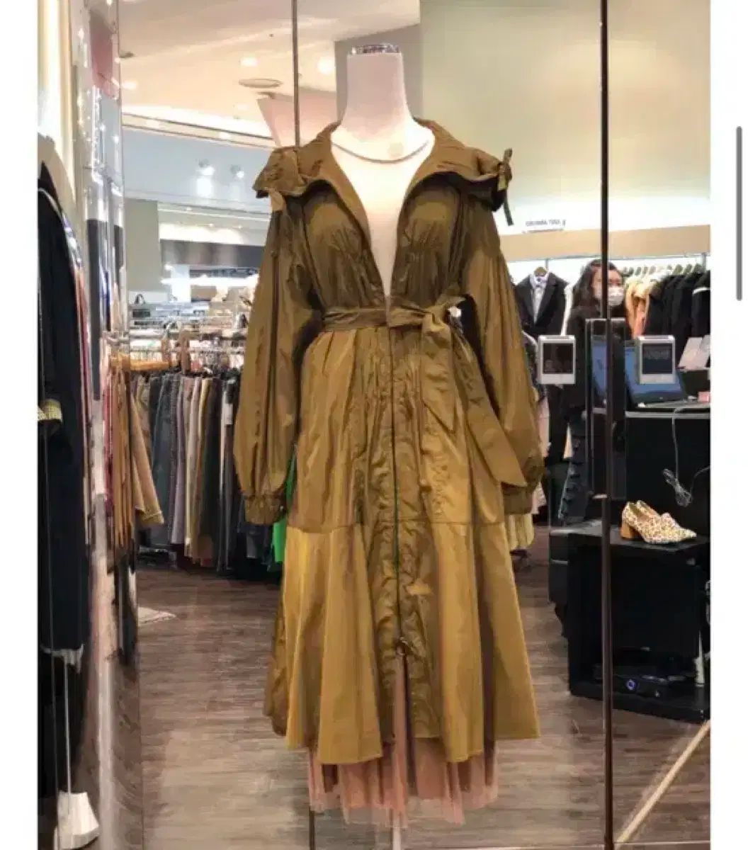 オッズセカンド ロング マウンテンパーカー アウター フードトレンチアウター