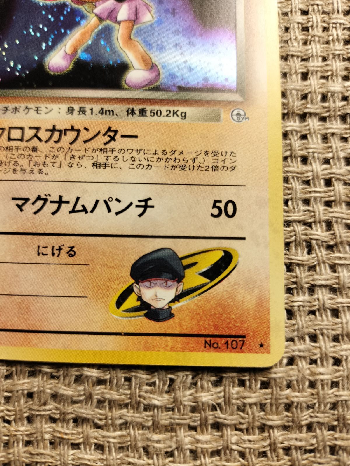 ポケモンカード 旧裏面  R団のエビワラー R団のエビワラーLv.29 ☆ [旧裏面] No.107 リーダーズスタジアム