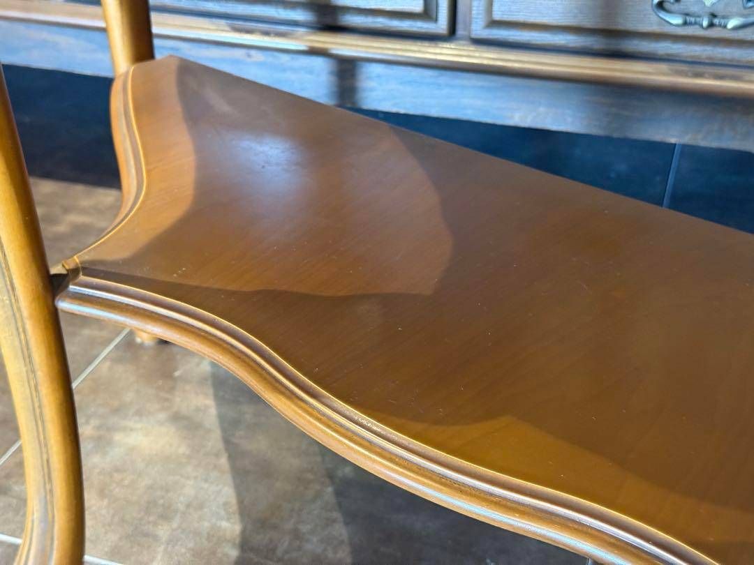 大理石 コンソール ワイドテーブル 猫脚 クラシック 木彫