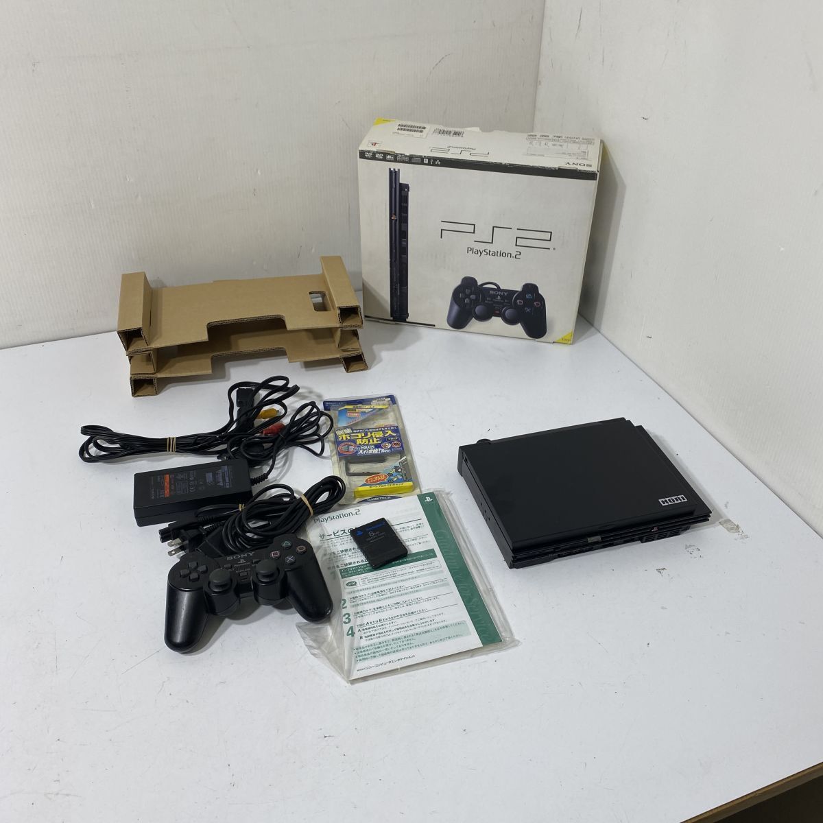 動作 済み コンパクトTFTモニター2 付 HP2-207 PS2 本体 SCPH-70000 シリアル一致OK AAL0514S4583 0612