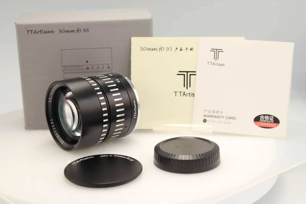 極美品】銘匠光学 TTArtisan 50mm F0.95 APS-C（富士フイルム X