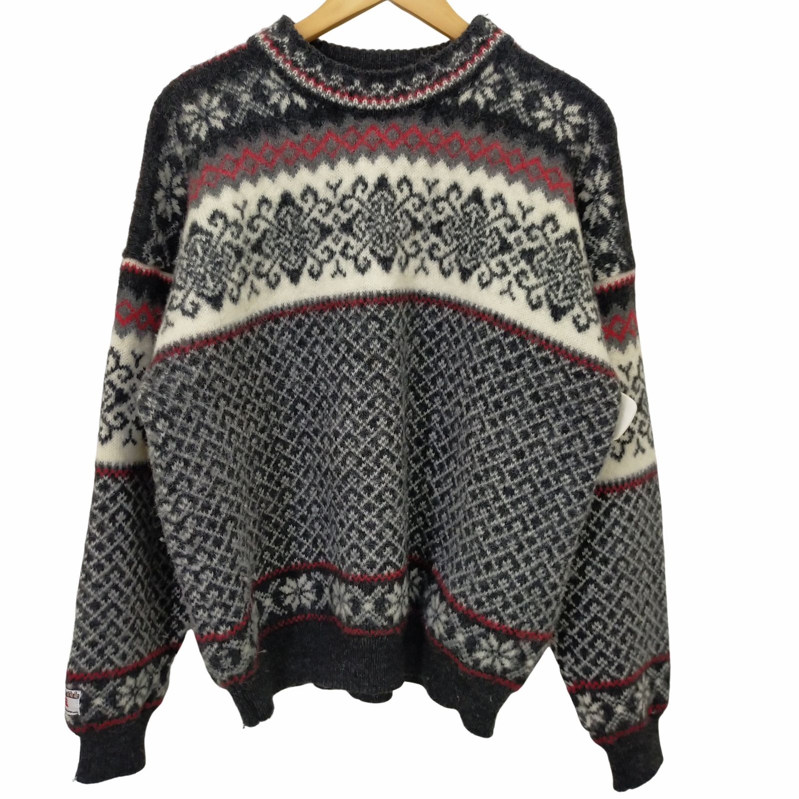 ノードストリック nordstrikk 80-90S ノルウェー製 ノルディックプルオーバーニット メンズ 表記無 