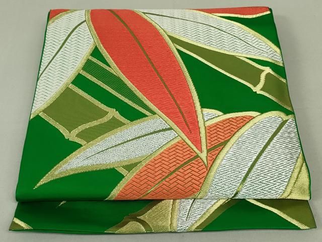 平和屋着物□西陣 川島織物謹製 六通柄 本袋帯 飾花文