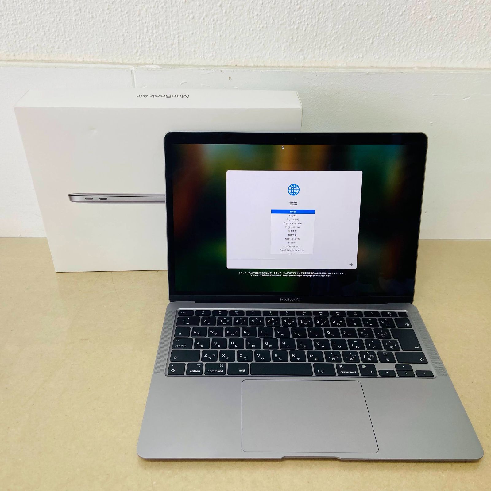 美品】MacBook Air M1 16GB 256GB スペースグレイ 【公式通販】