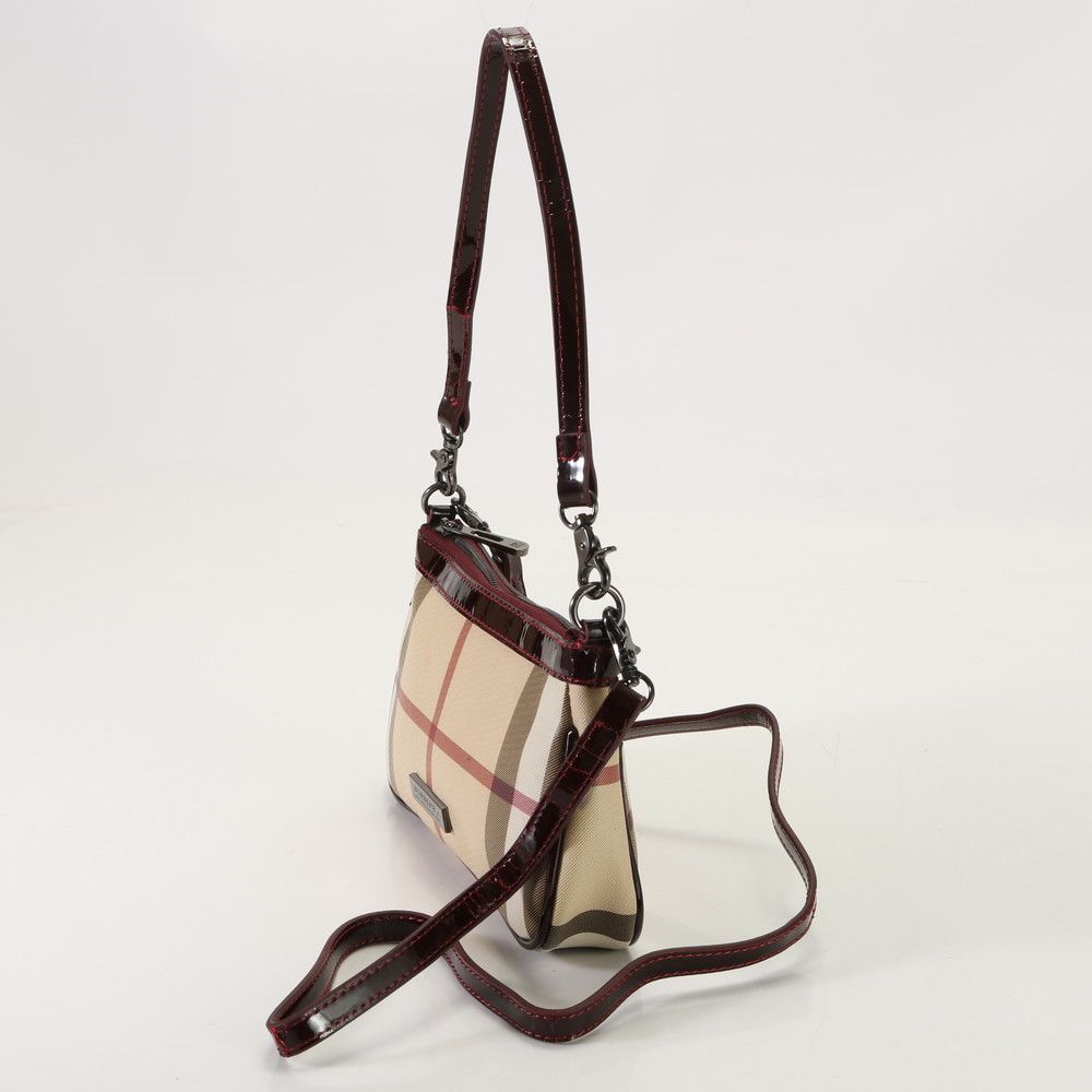 美品 バーバリー ノバ チェック 2WAY ショルダーバッグ 斜め掛け