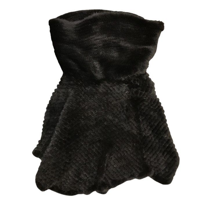 ARBORENTE ミンクファー ポンチョ レディース 冬 リアルファー