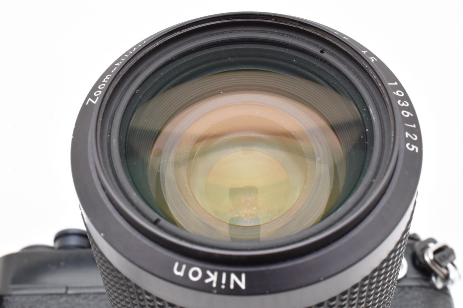  Nikon ニコン FE ブラック ボディ Ai-s Zoom Nikkor 35-105 mm F 3.5-4.5 セット フィルムカメラ 一眼レフカメラ(フィルム) フィルムカメラ