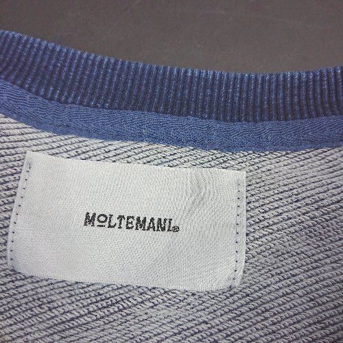 【美品】MOLTEMANI モルテマニ スウェット ブルー メンズ L 3083000154970315_drawn.jpeg
