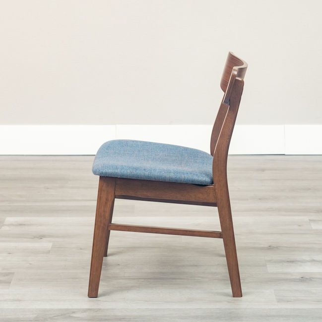 アウトレット 無垢材アームレスダイニングチェア