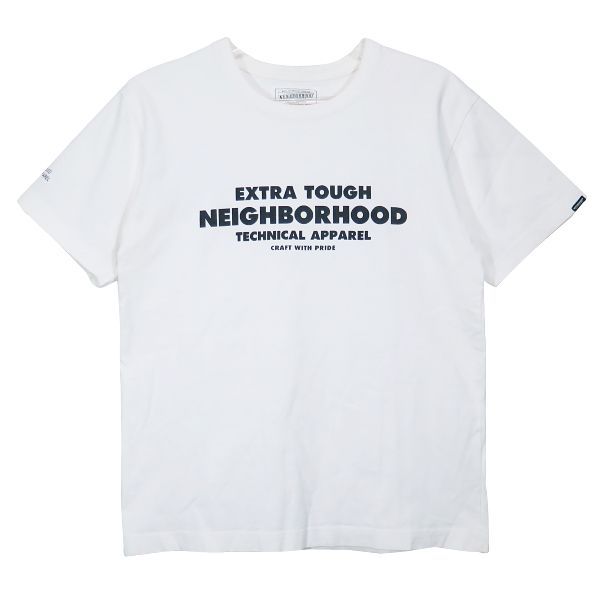NEIGHBORHOOD ネイバーフッド EXTRA TOUGH NEIGHBORHOOD エクストラ タフ ネイバーフッド Tシャツ ホワイト ショートスリーブ カットソー 半袖