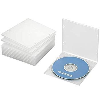 【中古】(未使用･未開封品)　エレコム CD/DVDスリムPPケース/1枚収納/10パック/クリア v1yptgt