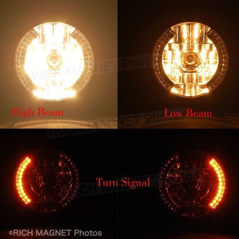 ウィンカー ヘッドライト レンズ径 145mm マルチリフレクター バイク