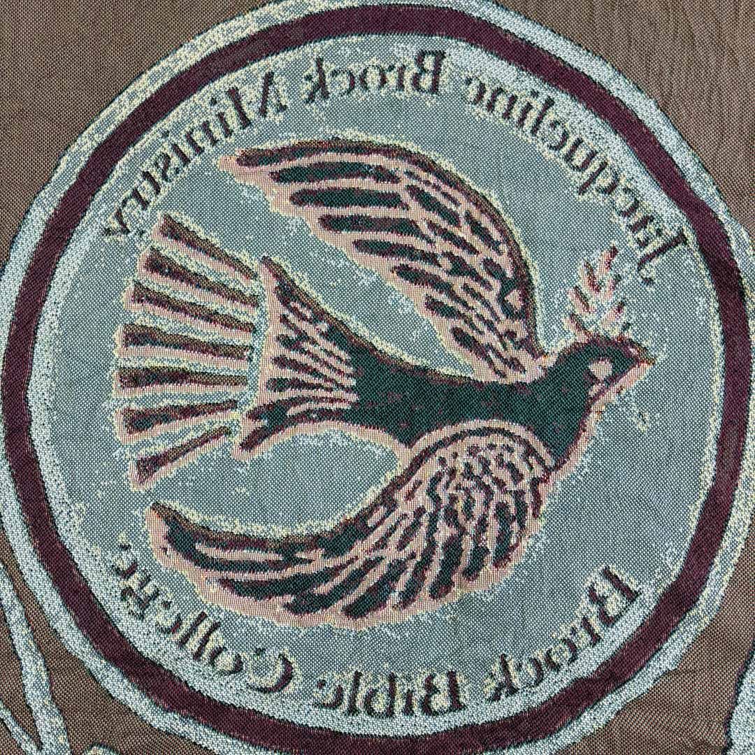 ヴィンテージ　キリストの肖像ラグ 洗濯済み vintageラグ カーペット キリスト教 宗教 エンブレム 1713