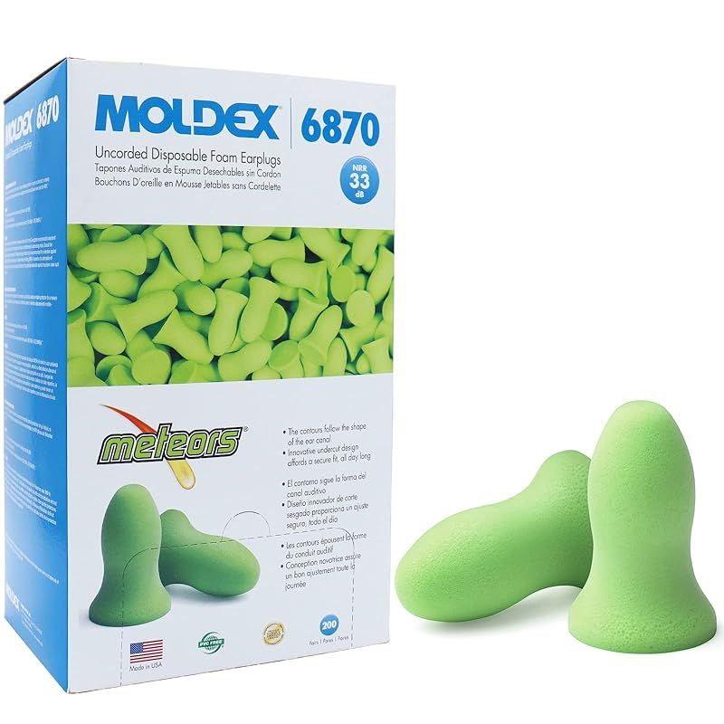 MOLDEX モルデックス メテオ 約200ペア 6870 耳栓 遮音 睡眠用 いびき 安眠グッズ