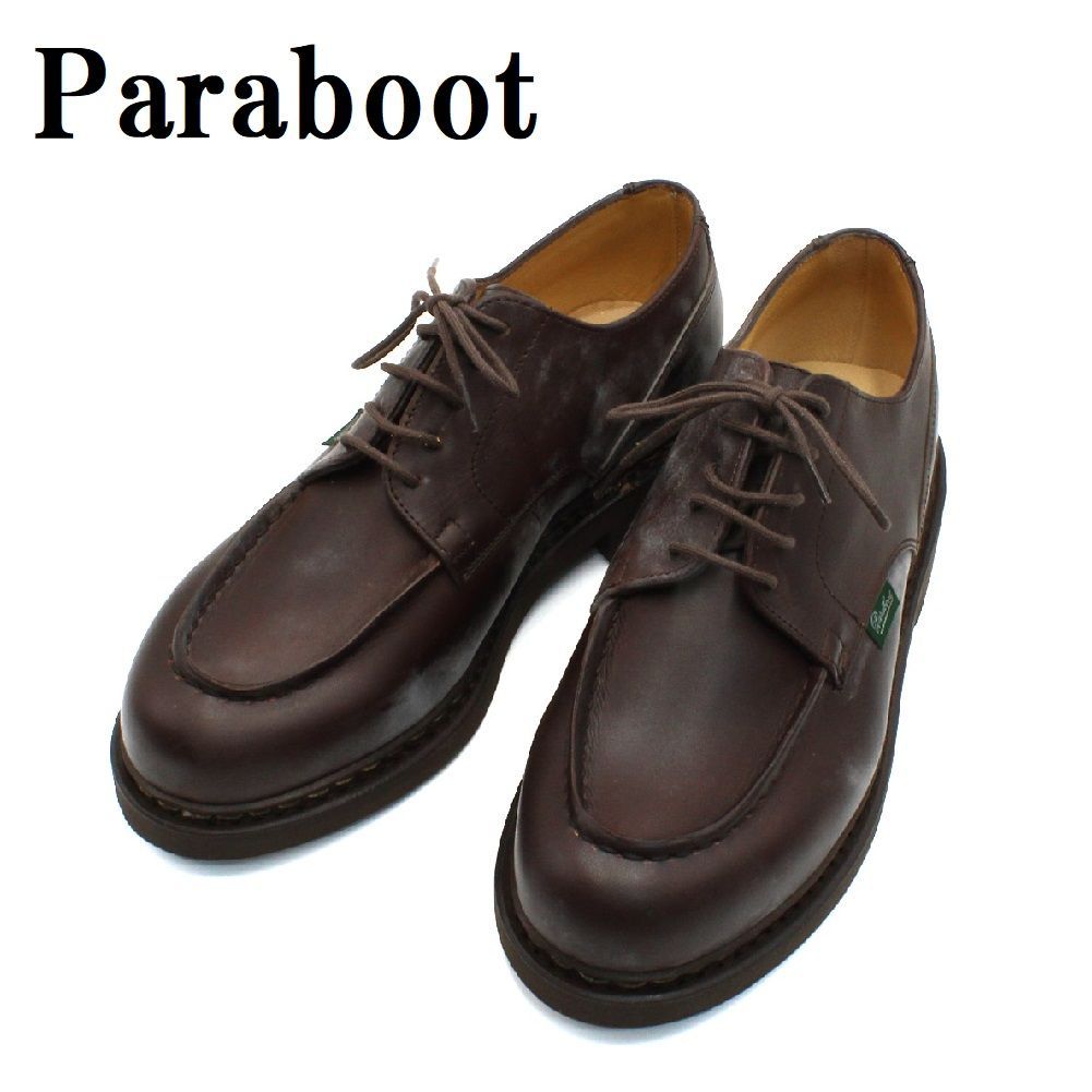 Paraboot CHAMBORD Uチップ 6.5 茶 付属品付き（B.R.ONLINE