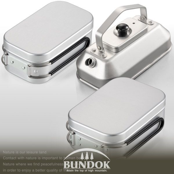  Peak andCamp クッカーセット BUNDOK アルミクッカー3点セット/キャンプ クッカー セット