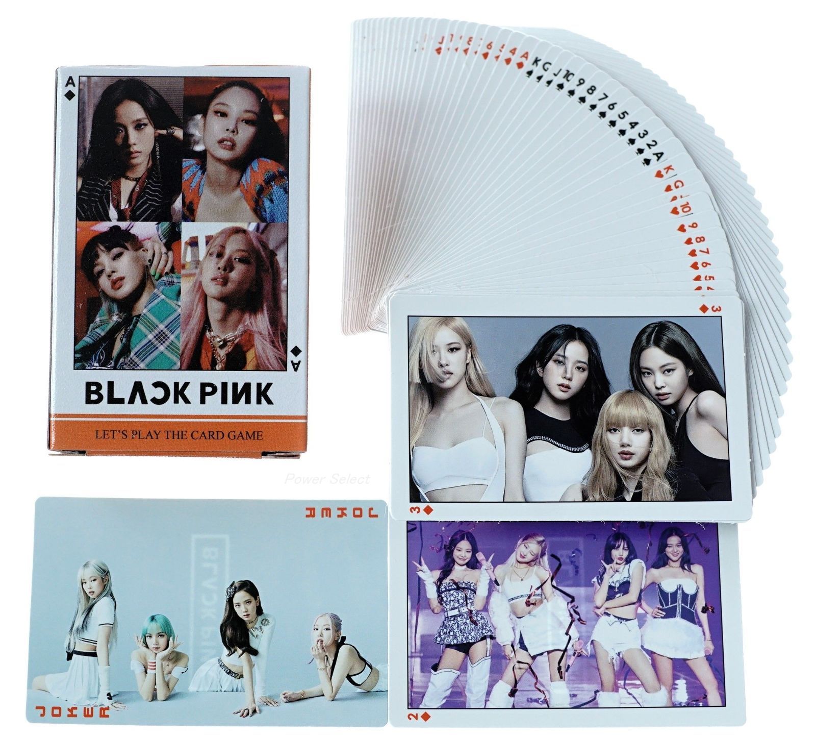 BLACKPINK ブラックピンク グッズ トランプ カード ゲーム 54枚セット フォトカードセット K-POP - メルカリ