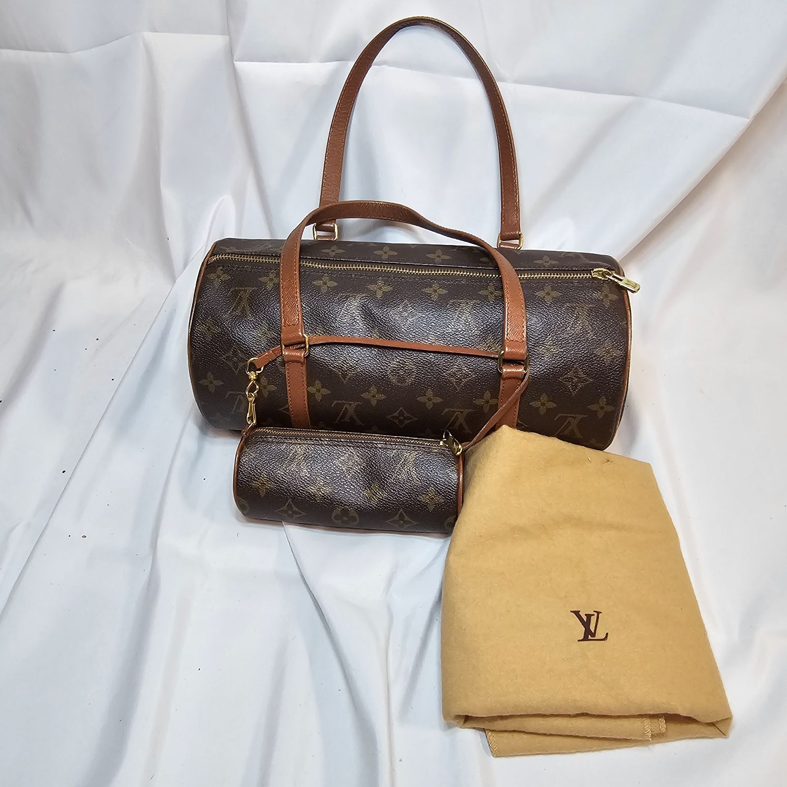 廃盤】Louis Vuitton モノグラム パピヨン30 旧型+ポーチ - メルカリ